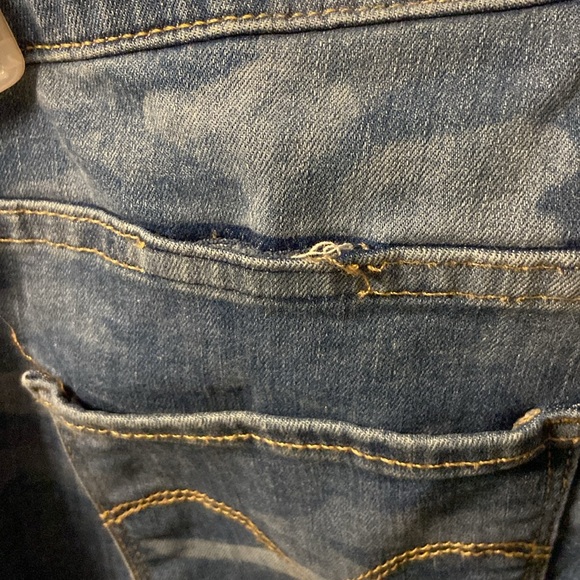 720 Levi Blue Camo Jeans - Picture 7 of 7
